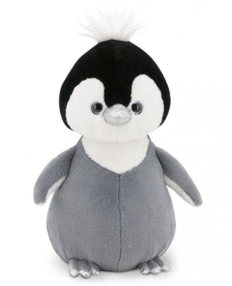 Jucarie de plus - Fluffy the Grey Penguin | Orange Toys