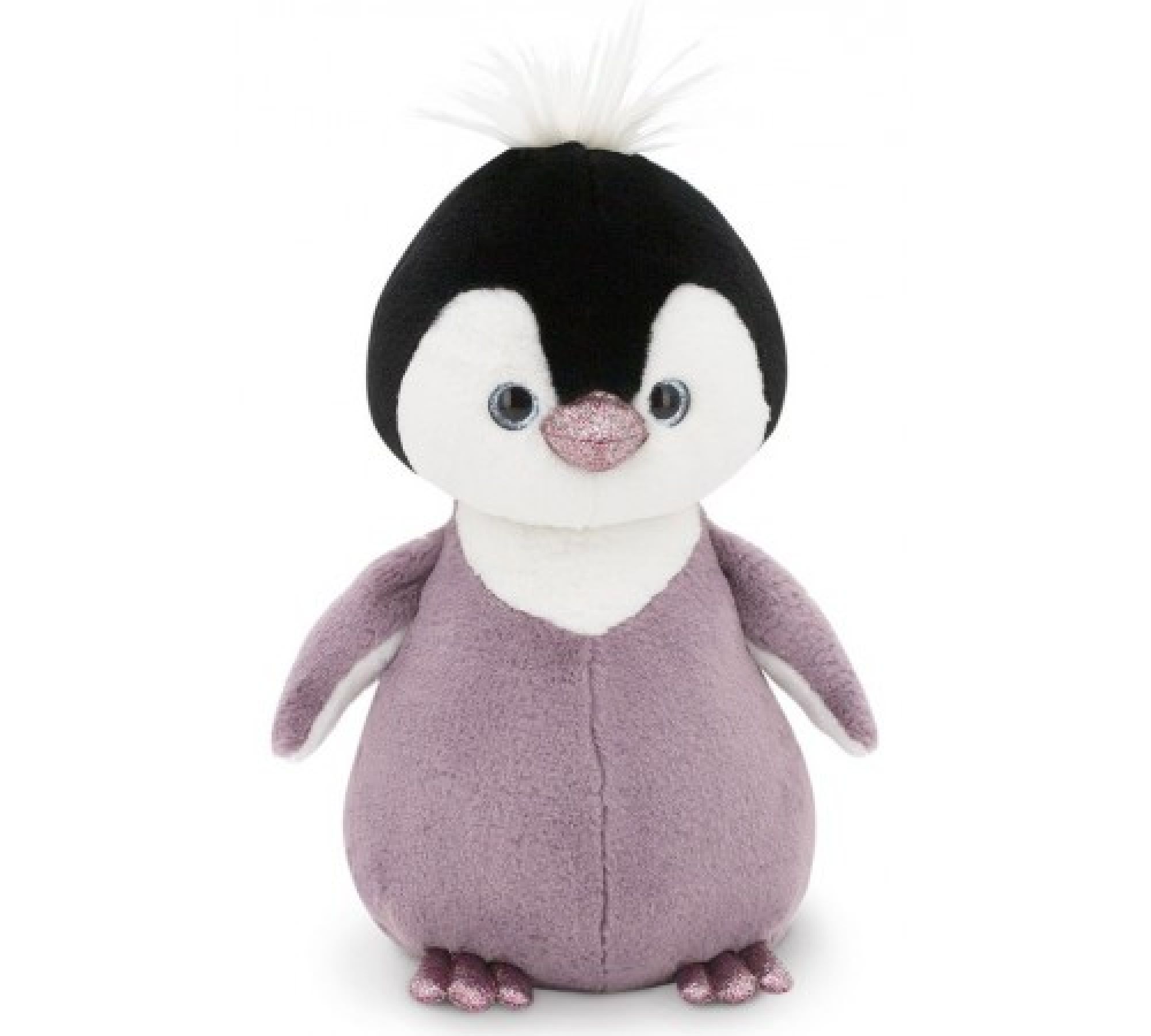 Jucarie de plus - Fluffy, pinguinul mov | Orange Toys