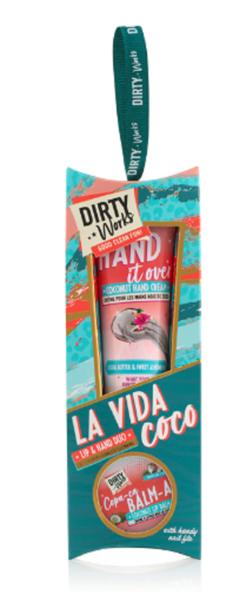 Set balsam de buze + crema de maini - La vida coco | Dirty Works