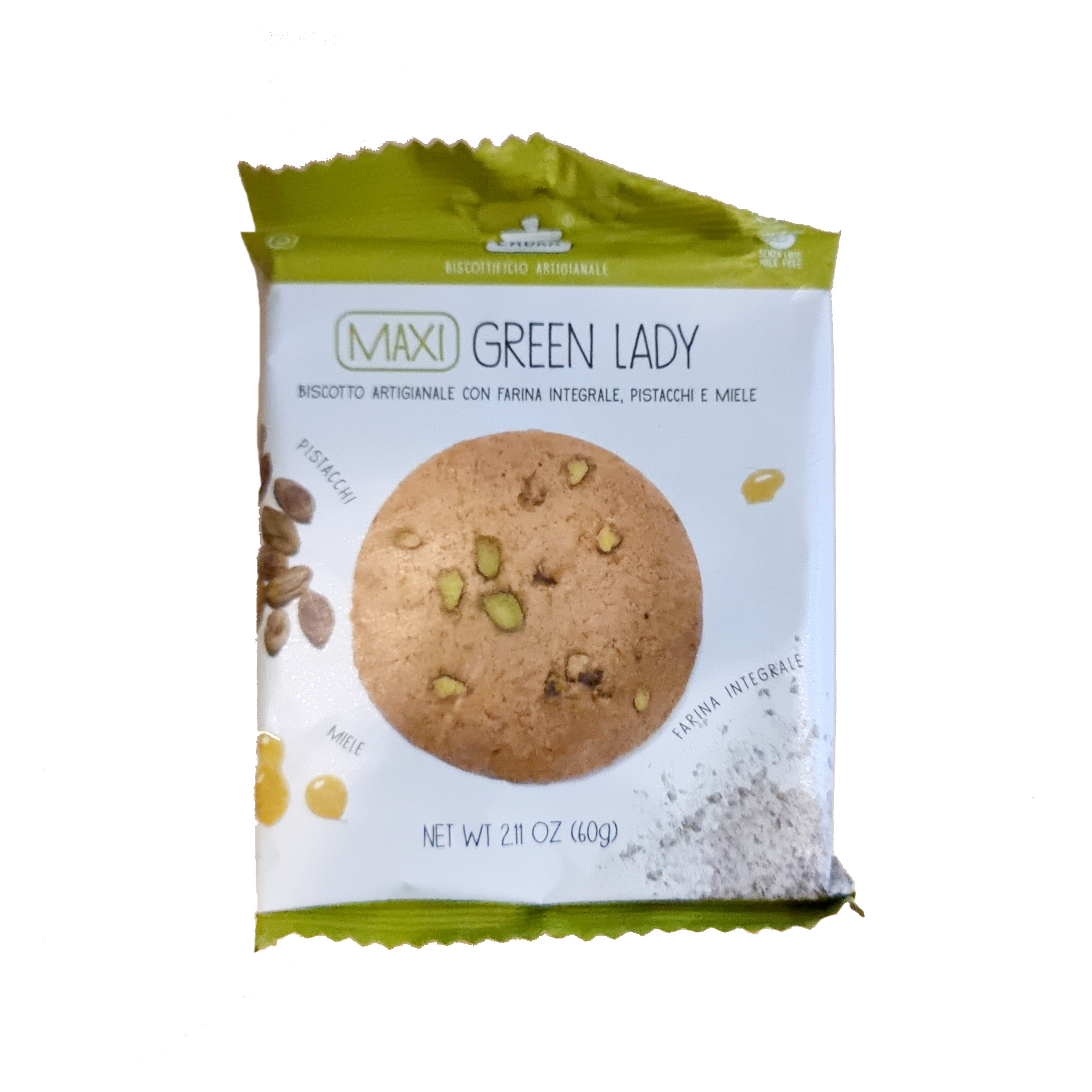 Biscuiti artizanali - Maxi Green Lady, 60g | Mondo di Laura