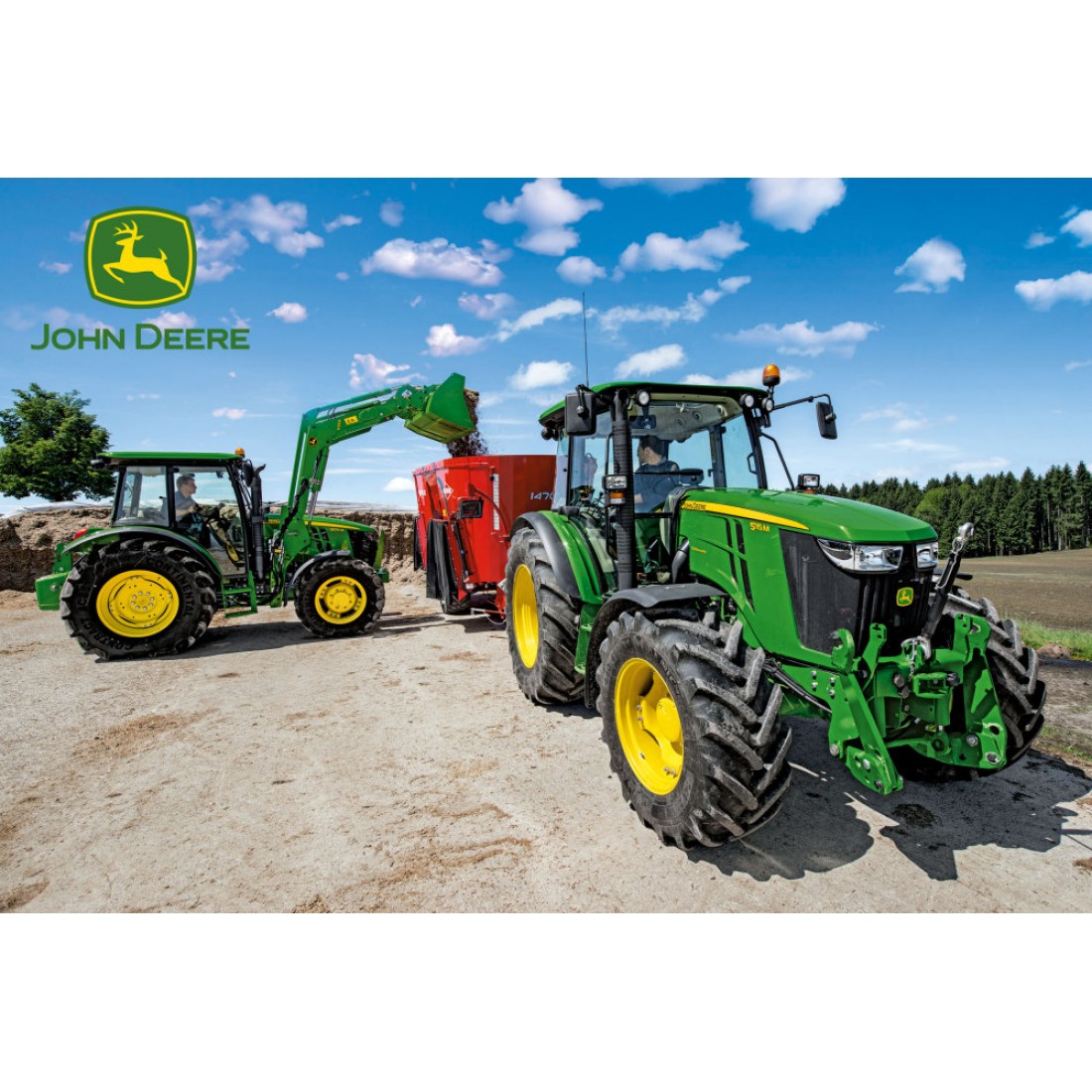 Puzzle 150 piese - 5M Series Tractors | Schmidt