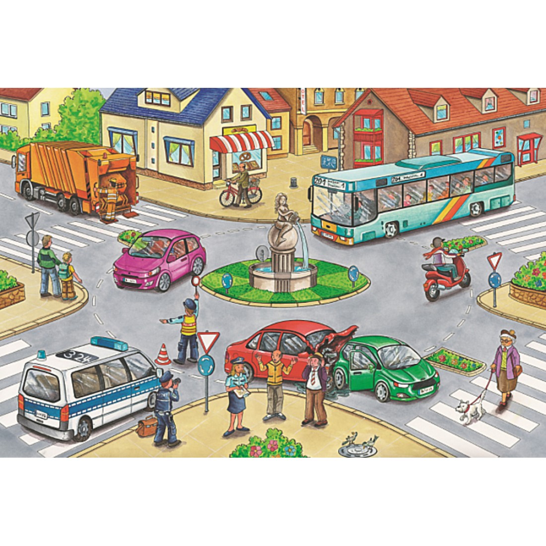 Puzzle 4 in 1 - Vehicles | Schmidt