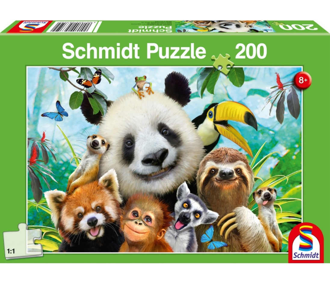 Puzzle 200 piese - Animal Fun! | Schmidt - 1 | YEO