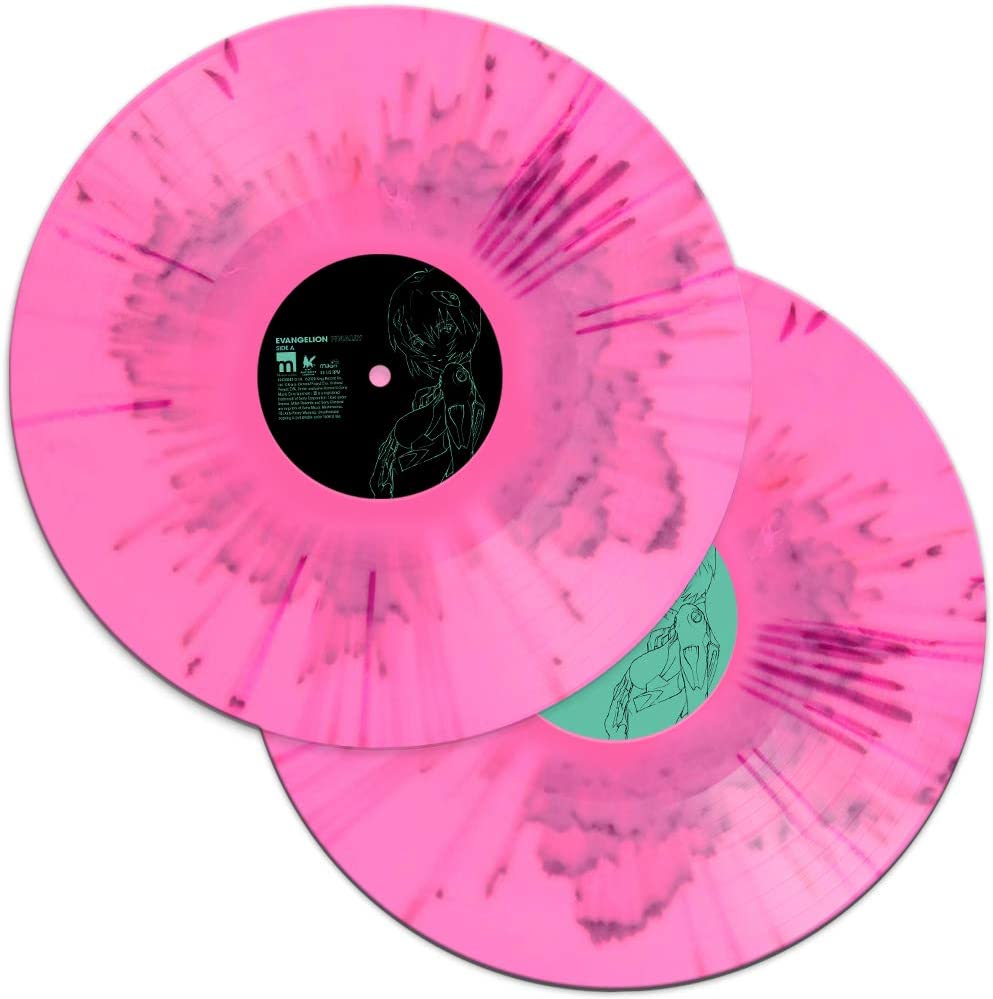 Evangelion Finally (Pink and Magenta Splatter Vinyl)