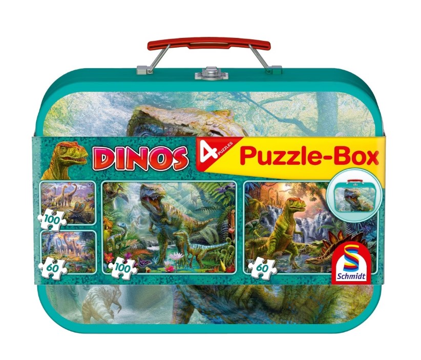  Puzzle 4 in 1 - Dinosaurs | Schmidt 