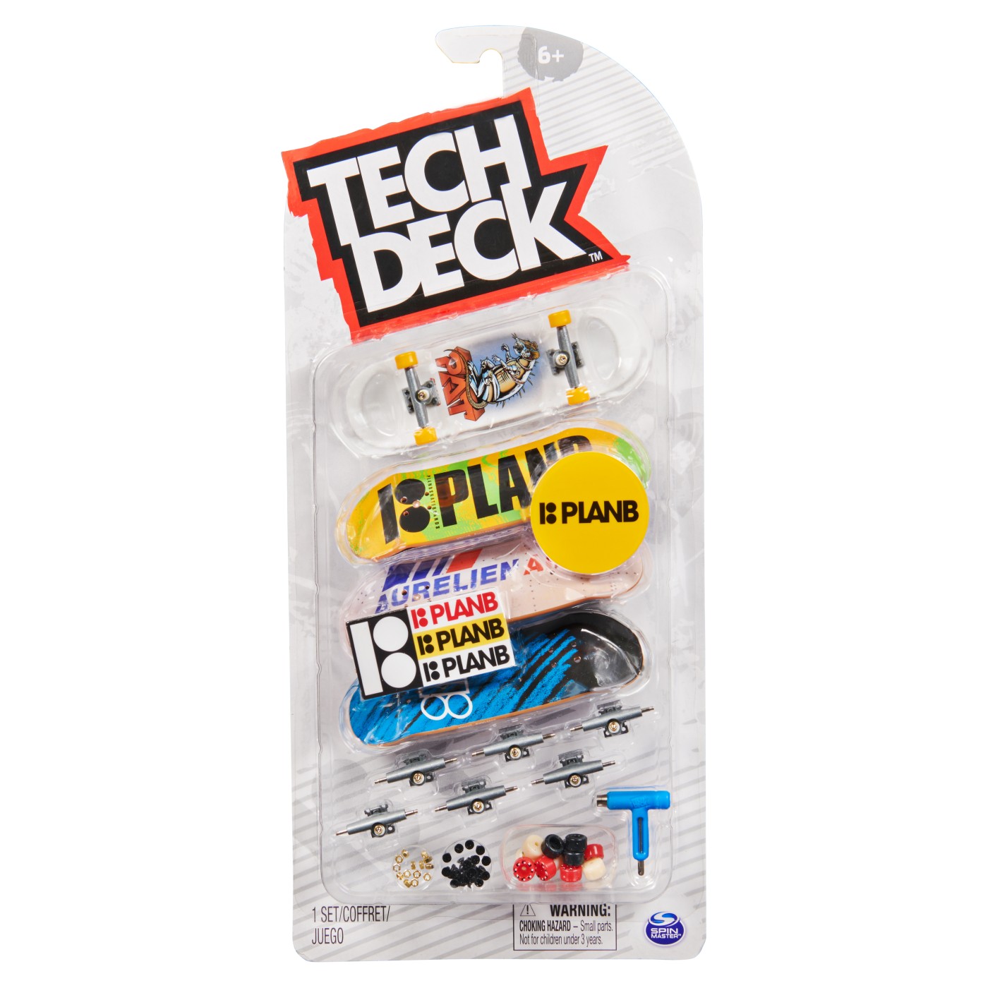 Set jucarie interactiva Tech Deck - Fingerboard I Planb , 9.6cm