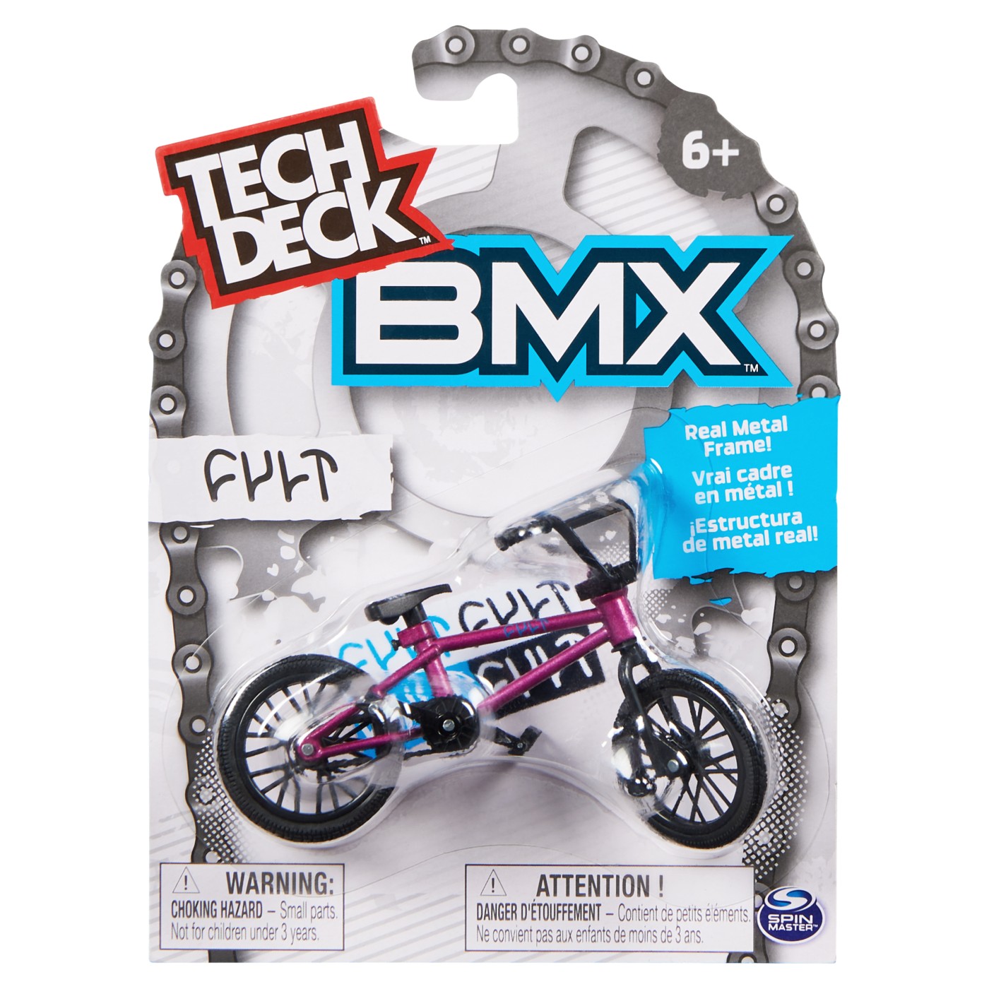 Jucarie Tech Deck - Bicicleta Bmx Fult - Roz | Spin Master