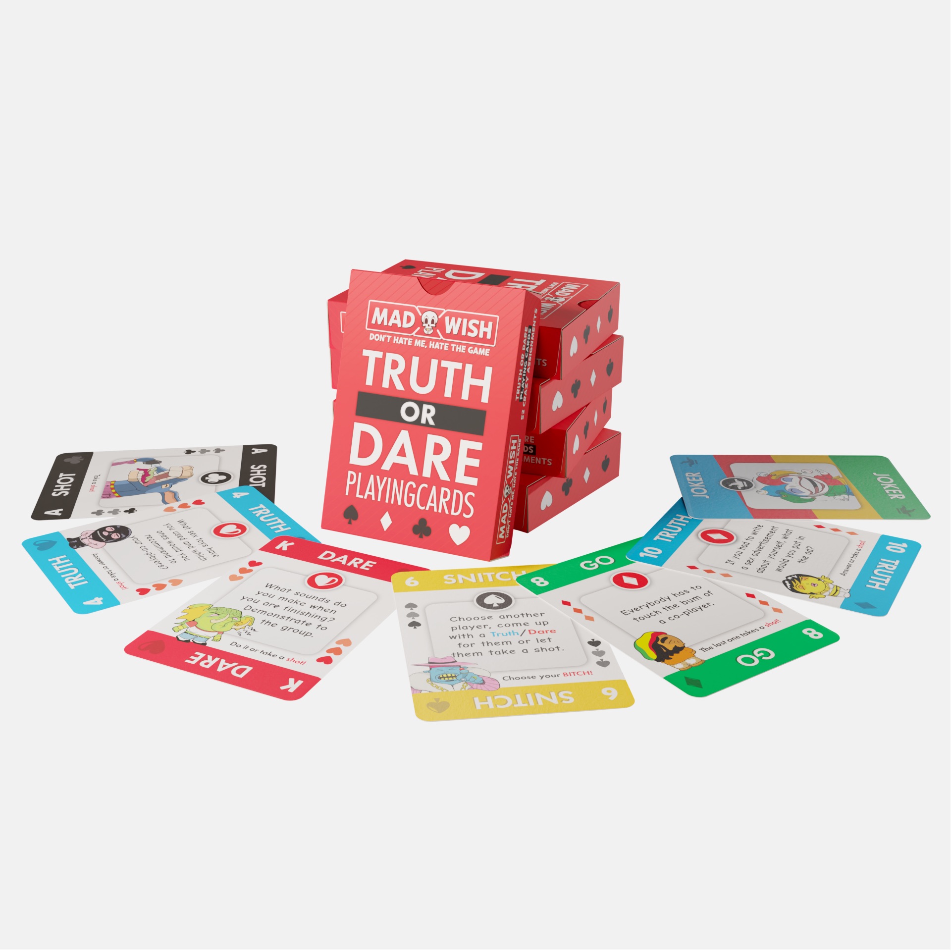 Joc de societate - MadWish - Truth or Dare | Mad Party Games