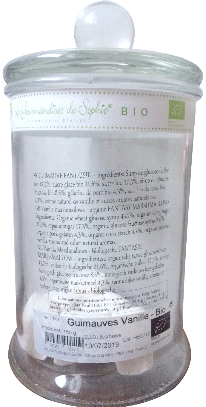 Bomboane Bio - Guimauves Bio | Les Gourmandises de Sophie