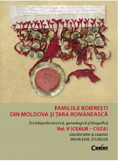 Familiile boieresti din Moldova si Tara Romaneasca. Volumul V (Ceaur – Cuza) | Mihai Dim. Sturdza carturesti.ro poza bestsellers.ro
