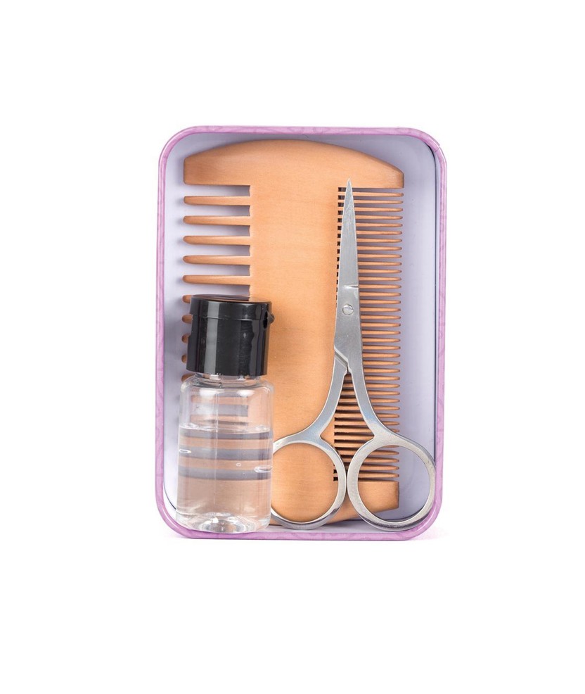 Kit pentru ingrijirea barbii - Gentleman\'s Beard Tin | Kikkerland - 1 | YEO