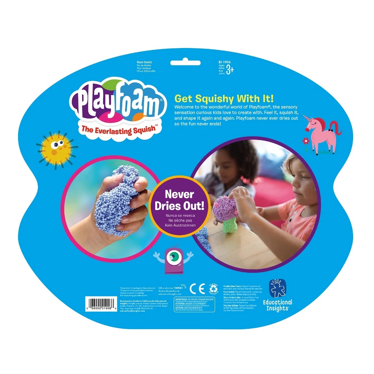 Set spuma de modelat 8 culori - Playfoam | Educational Insights - 3 | YEO