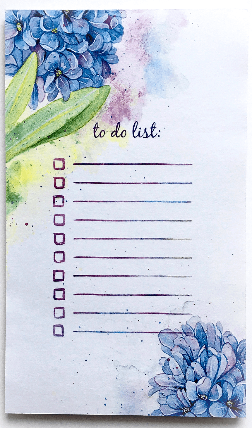 Carnet - To Do List - Zambila | The Creative Blossom