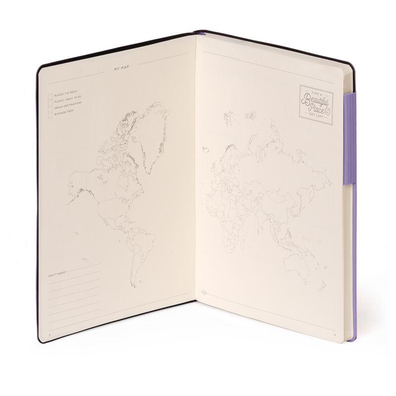 Carnet - My Notebook - Large, Plain - Lavender | Legami - 1 | YEO