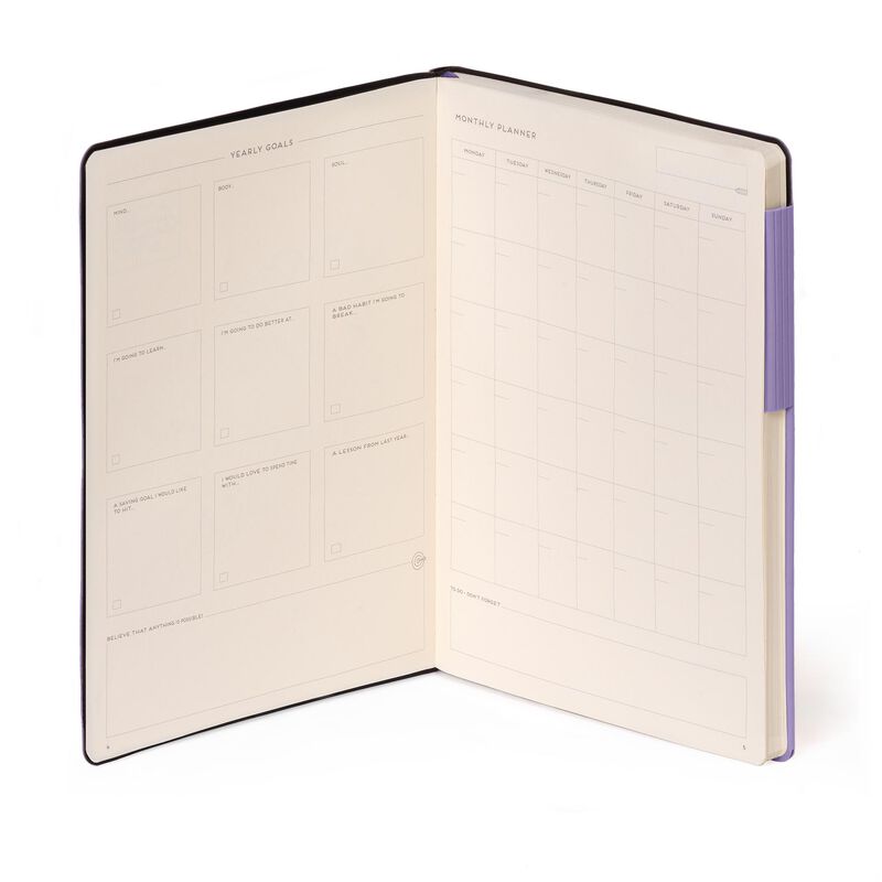 Carnet - My Notebook - Large, Plain - Lavender | Legami - 2 | YEO