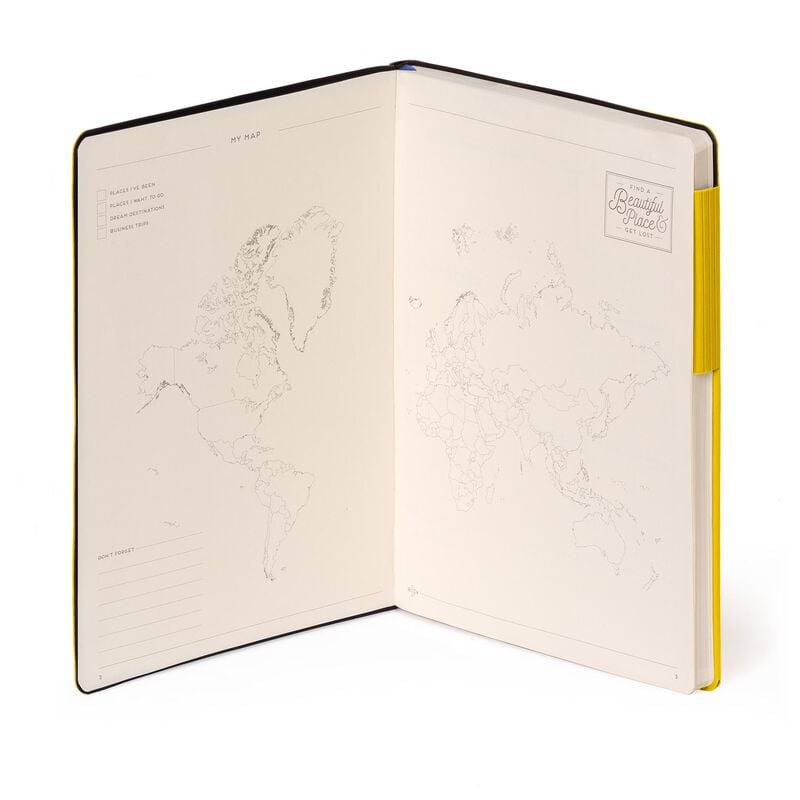 Carnet - My Notebook - Large, Plain - Yellow Freesia | Legami - 1 | YEO