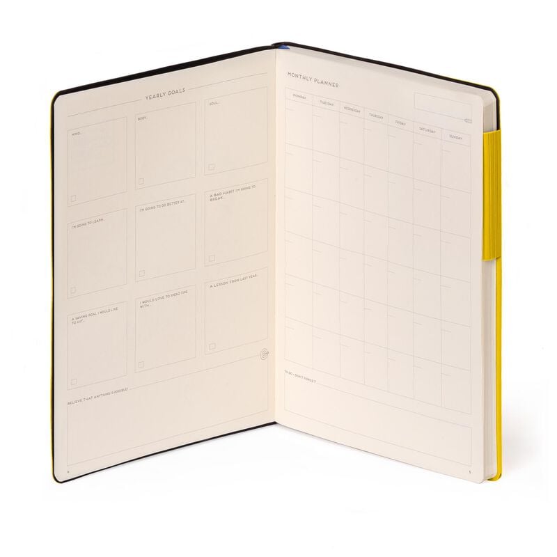 Carnet - My Notebook - Large, Plain - Yellow Freesia | Legami - 2 | YEO