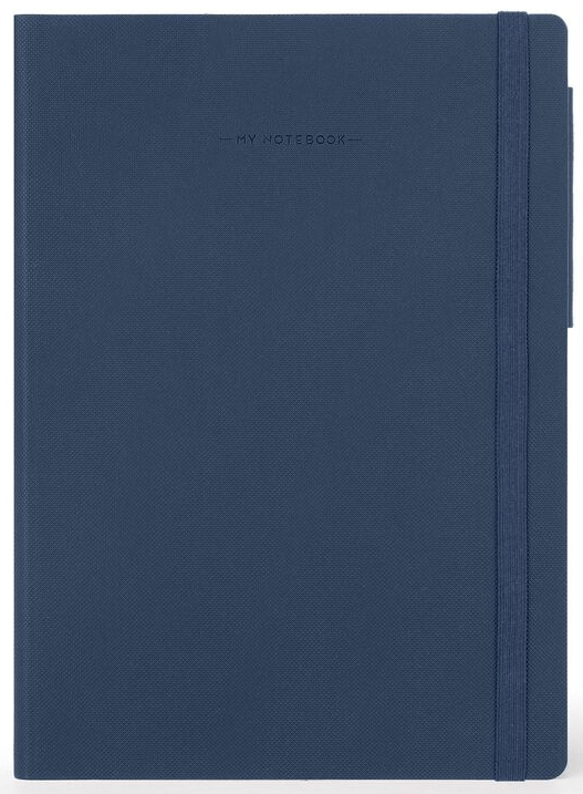 Carnet - My Notebook - Large, Plain - Galactic Blue | Legami - 6 | YEO