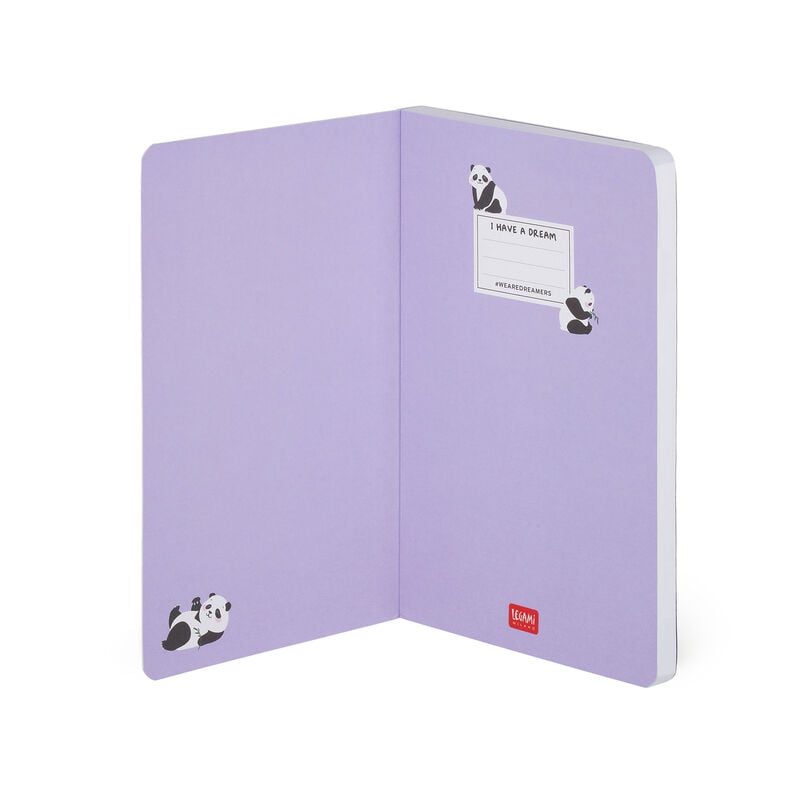 Carnet - Photo - Medium, Lined - Panda | Legami