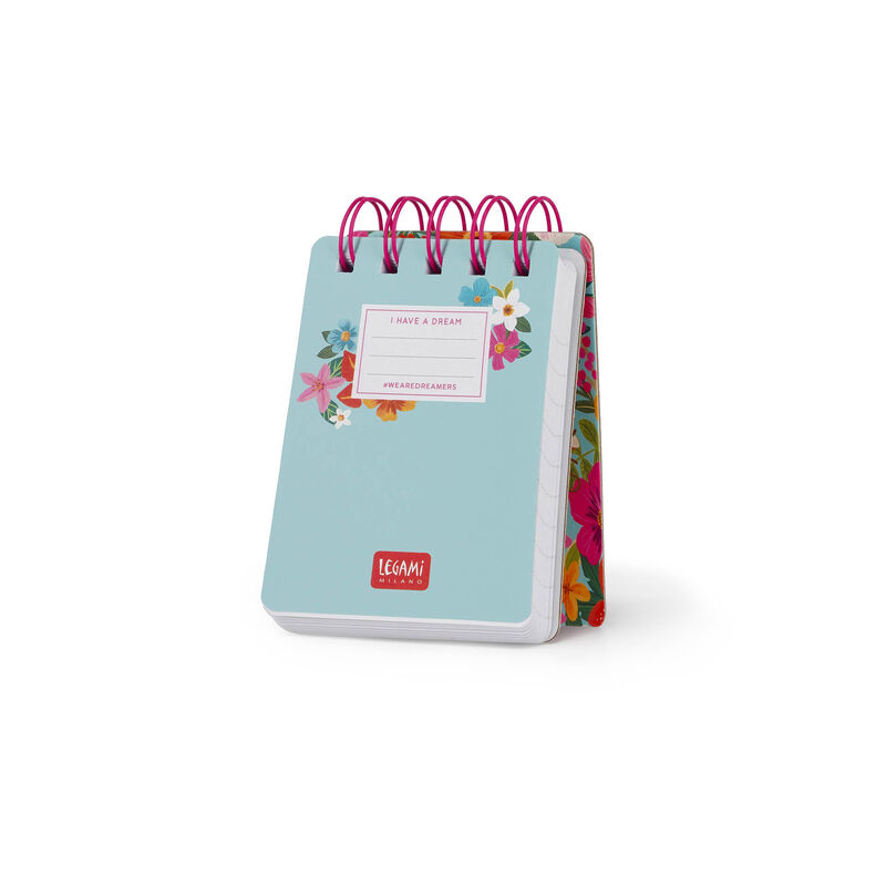 Carnet cu spirala - Mini, Lined - Flowers | Legami