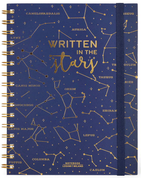 Carnet A5 - Large, Spiral, Lined - Stars