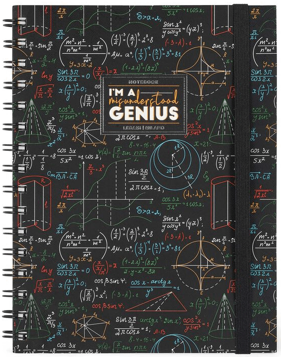 Carnet A5 - Large, Spiral, Lined - Genius | Legami - 3 | YEO