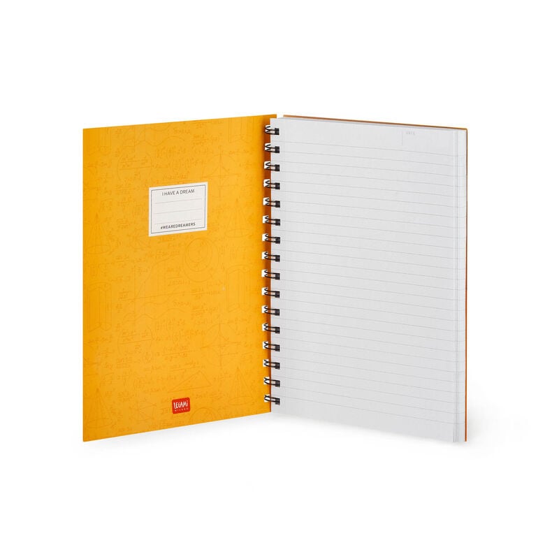 Carnet A5 - Large, Spiral, Lined - Genius | Legami