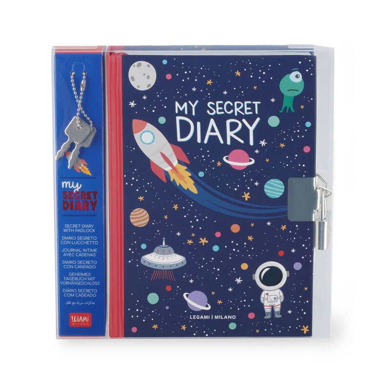 Jurnal cu lacat si cheie - My Secret Diary - Space | Legami - 2 | YEO