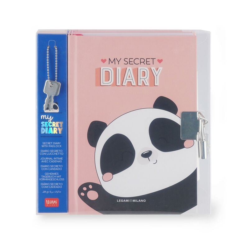 Jurnal cu lacat si cheie - My Secret Diary - Panda | Legami - 2 | YEO