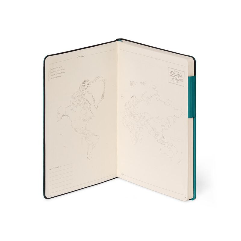 Carnet - My Notebook - Medium, Lined - Galactic Blue | Legami - 1 | YEO