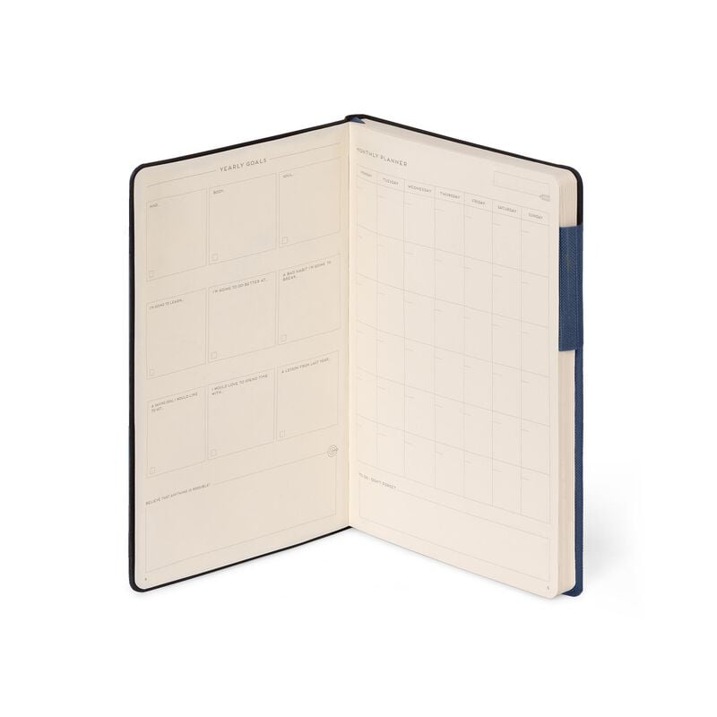 Carnet - My Notebook - Medium, Lined - Galactic Blue | Legami - 2 | YEO