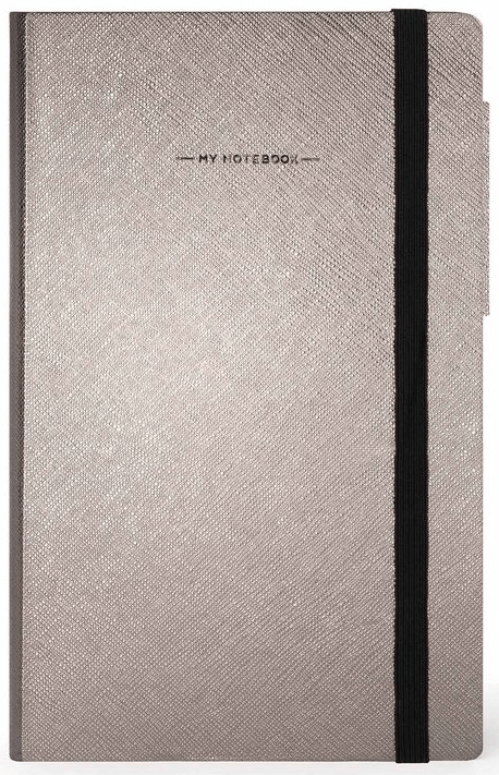 Carnet - My Notebook - Medium, Lined - Grey Diamond | Legami