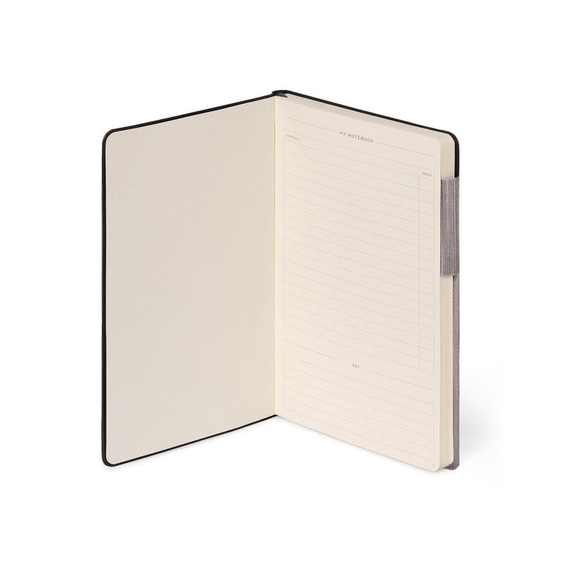 Carnet - My Notebook - Medium, Lined - Grey Diamond | Legami - 1 | YEO