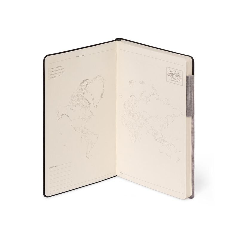 Carnet - My Notebook - Medium, Lined - Grey Diamond | Legami - 2 | YEO