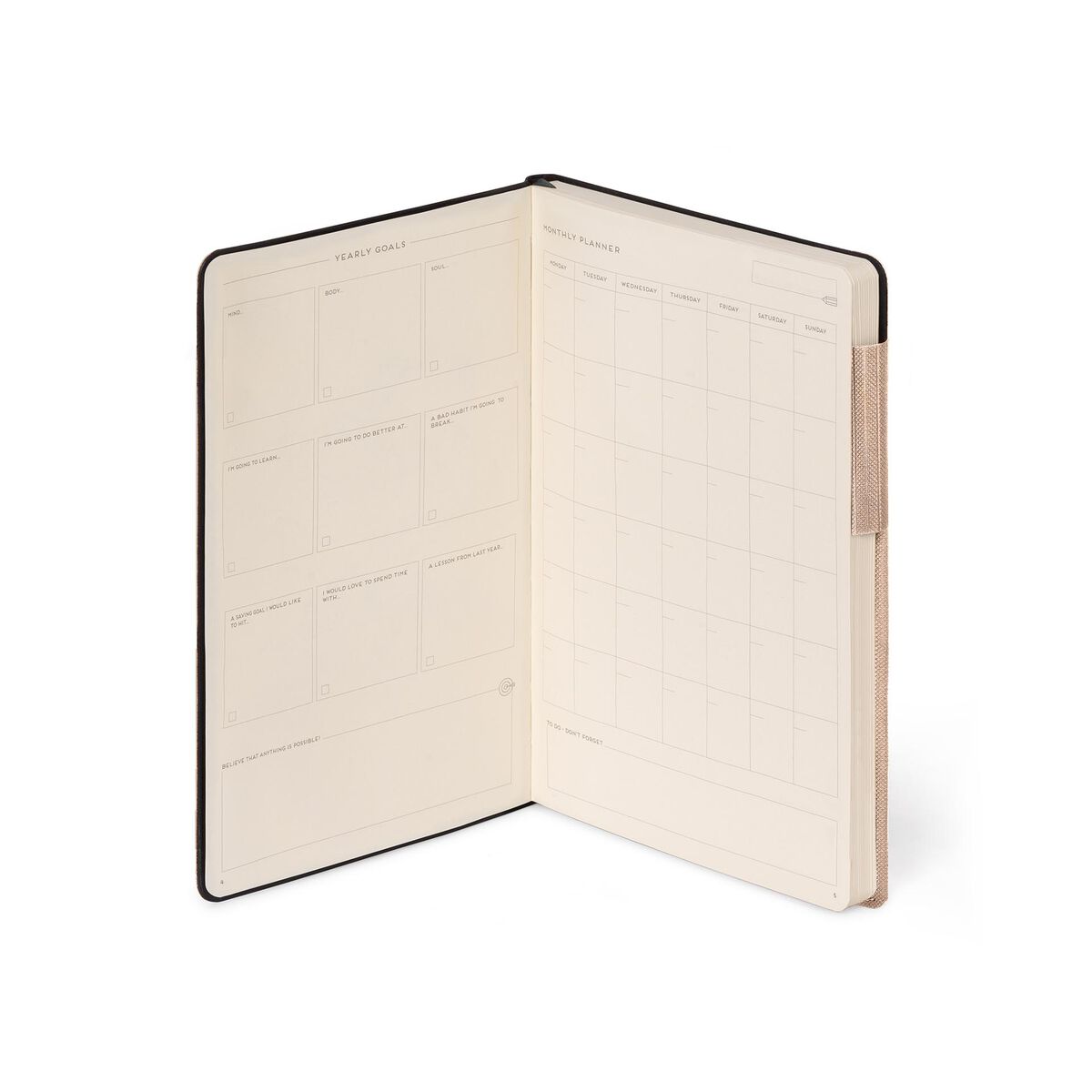 Carnet - My Notebook - Medium, Lined - Rose Gold | Legami - 3 | YEO