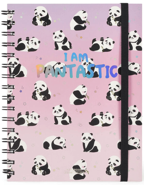 Carnet A5 - Large, Spiral, Lined - Panda | Legami - 3 | YEO