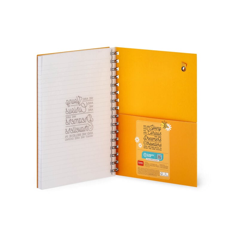 Carnet A5 - Large, Spiral, Lined - Bee | Legami - 1 | YEO