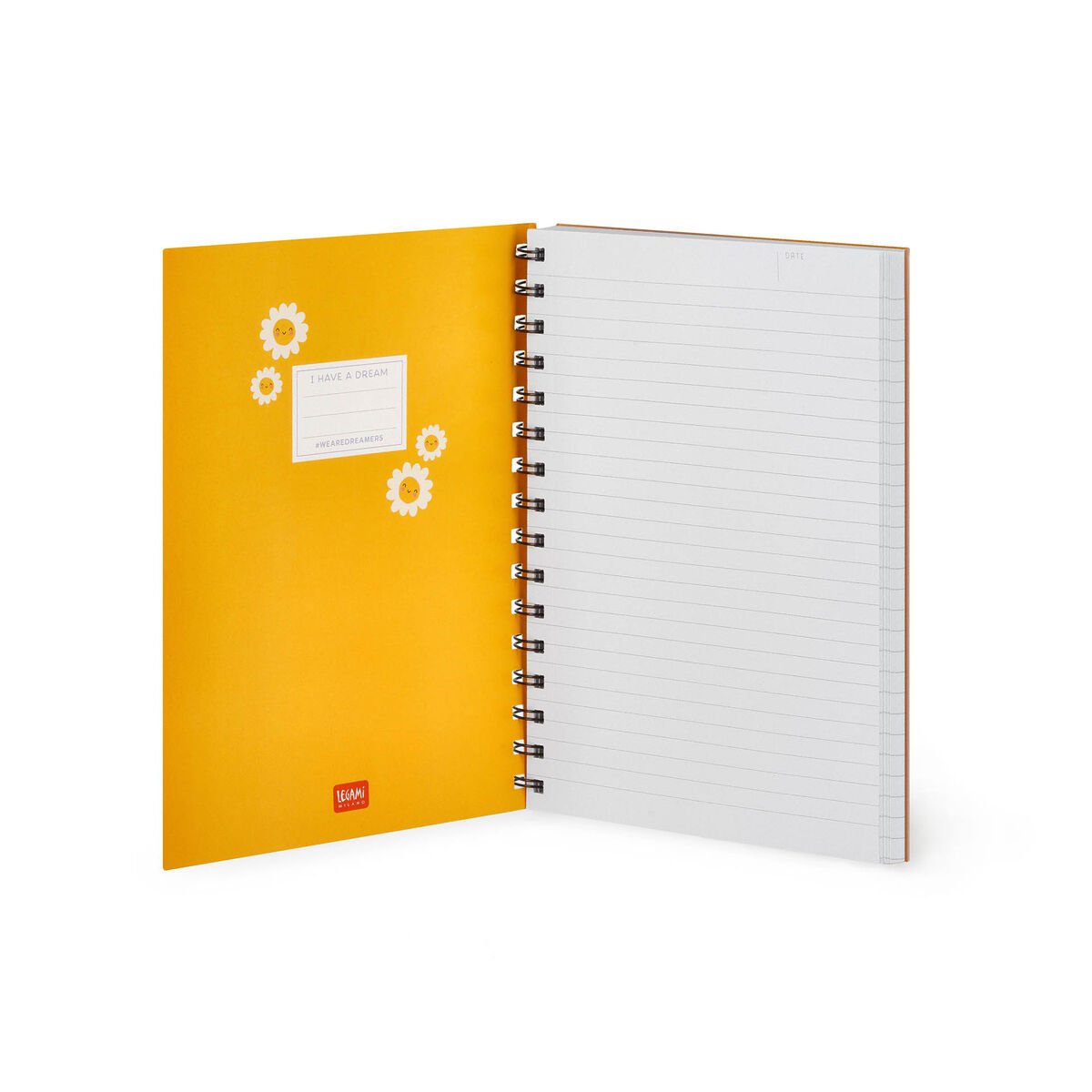 Carnet A5 - Large, Spiral, Lined - Daisy | Legami