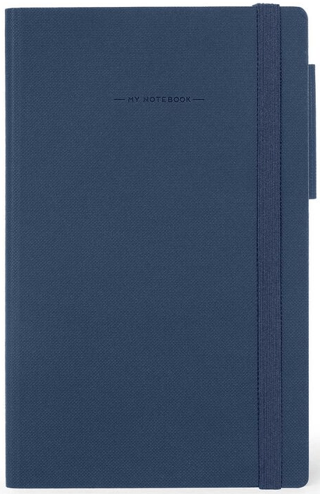 Carnet - My Notebook - Medium, Plain - Galactic Blue | Legami - 6 | YEO