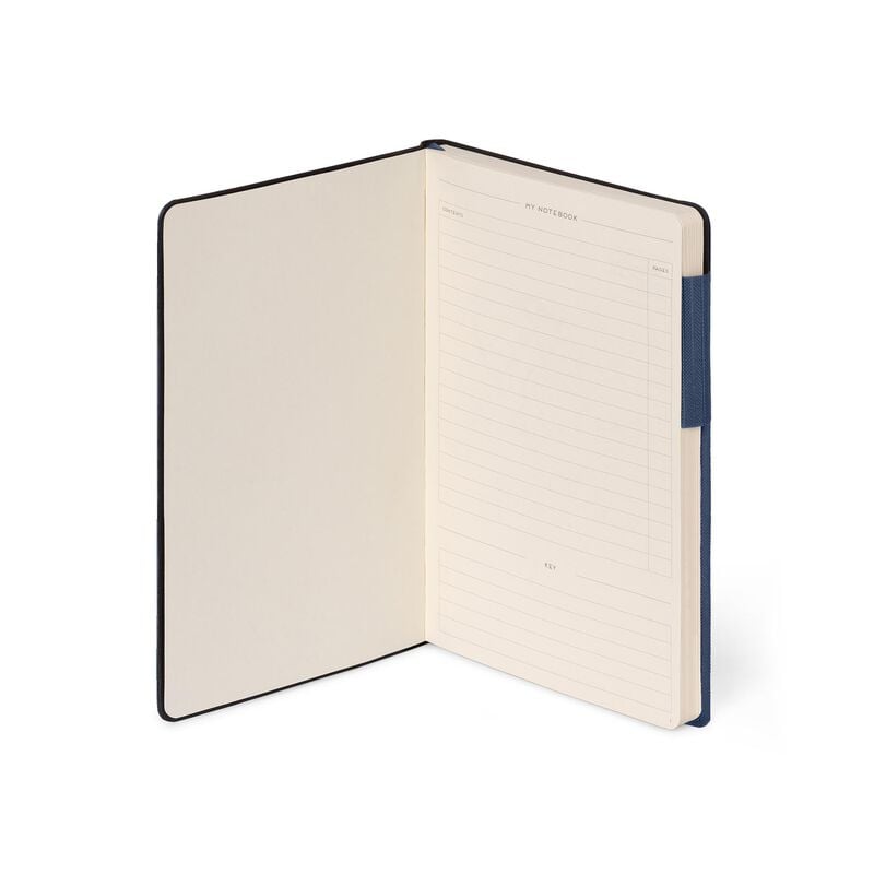 Carnet - My Notebook - Medium, Plain - Galactic Blue | Legami