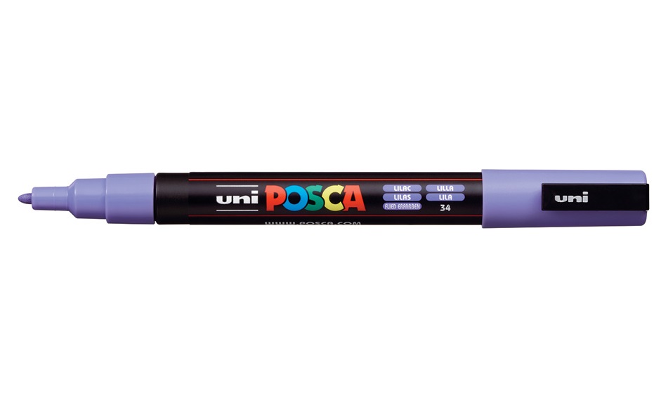 Marker - Posca PC-3M - Mov | Uni