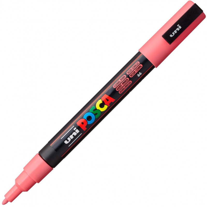Marker - Posca PC-3M - Coral Pink | Uni