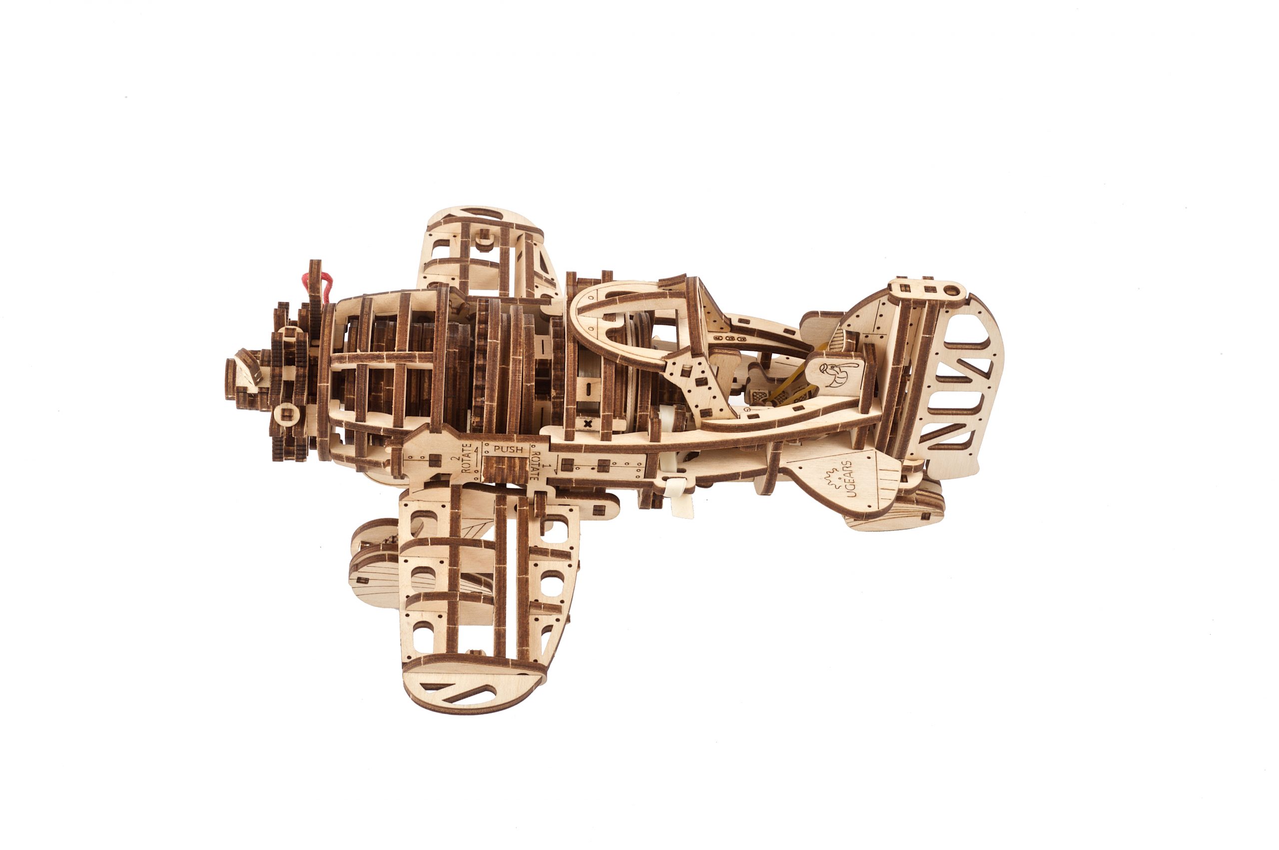 Puzzle mecanic - Mad Hornet Airplane | Ugears - 7