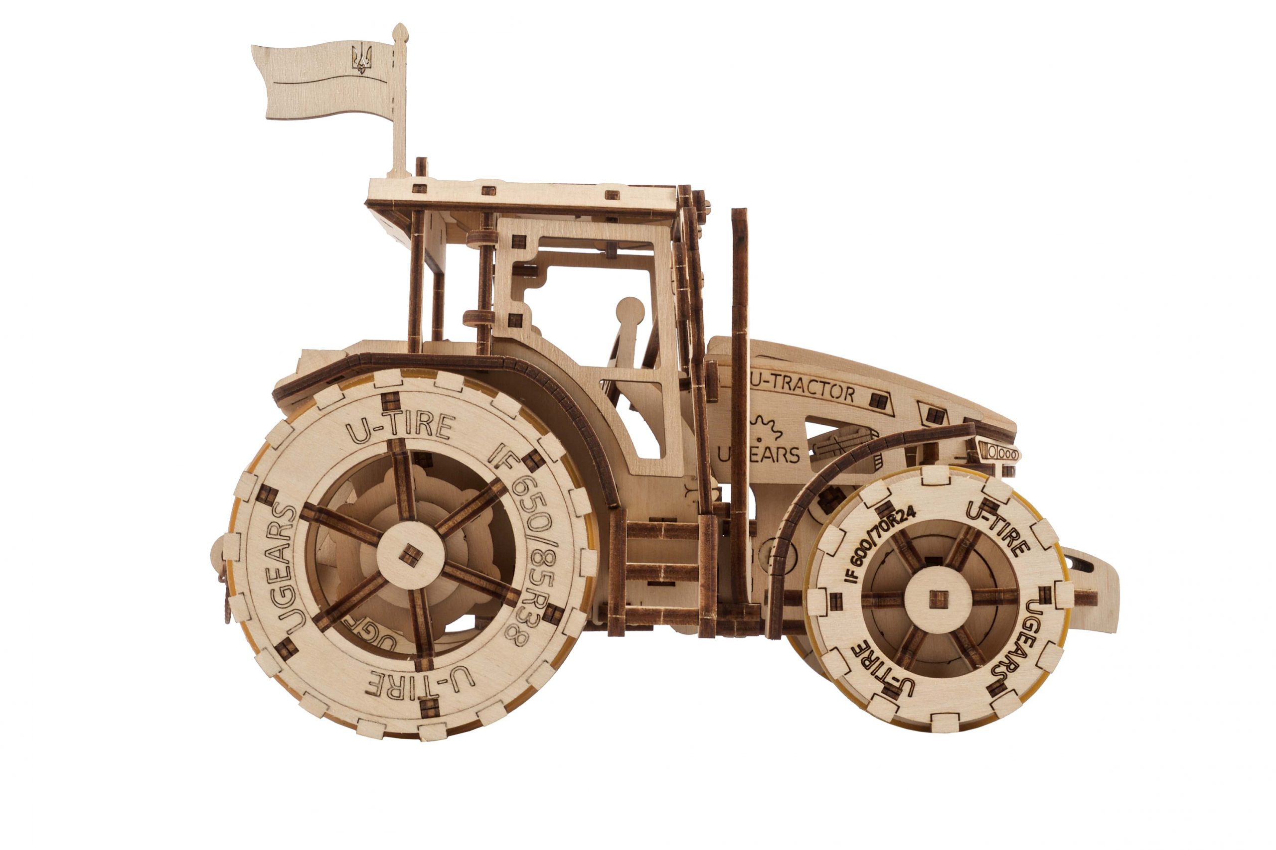 Puzzle mecanic - The Tractor Wins | Ugears - 4