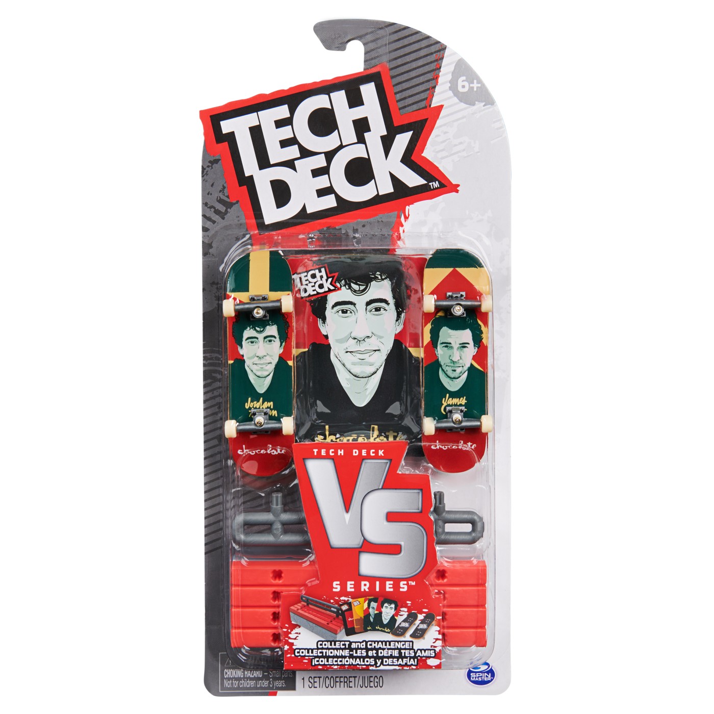 Jucarie interactiva Tech Deck - Fingerboard James cu obstacol | Spin Master - 4 | YEO