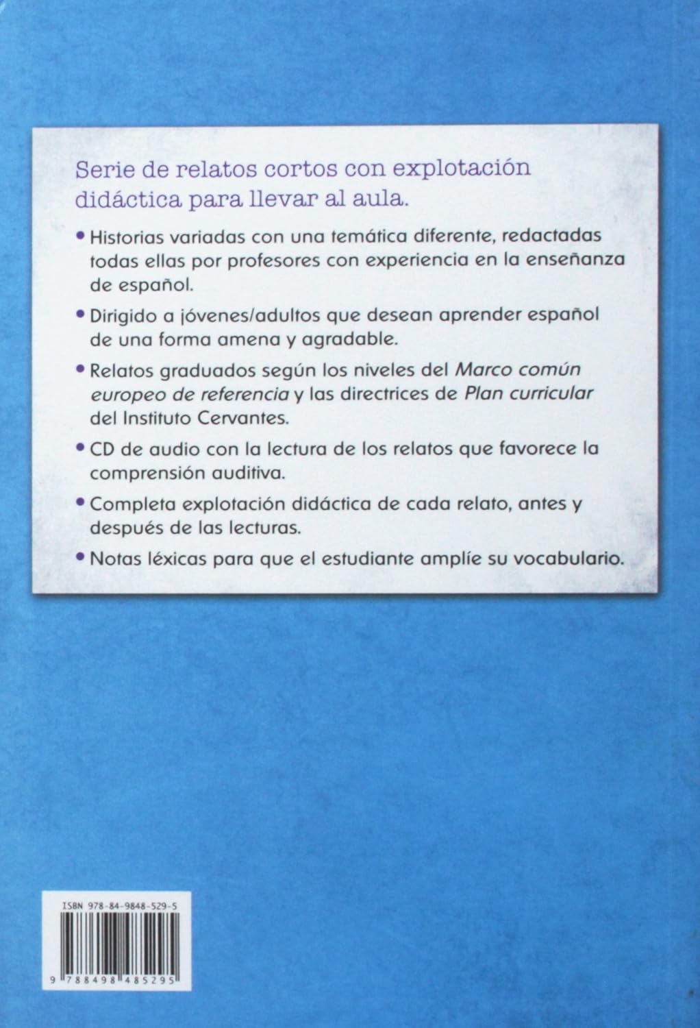 Relatos 2 (10 Graded Short Stories) - Libro + CD 2 (A1-C1) | Equipo Edinumen