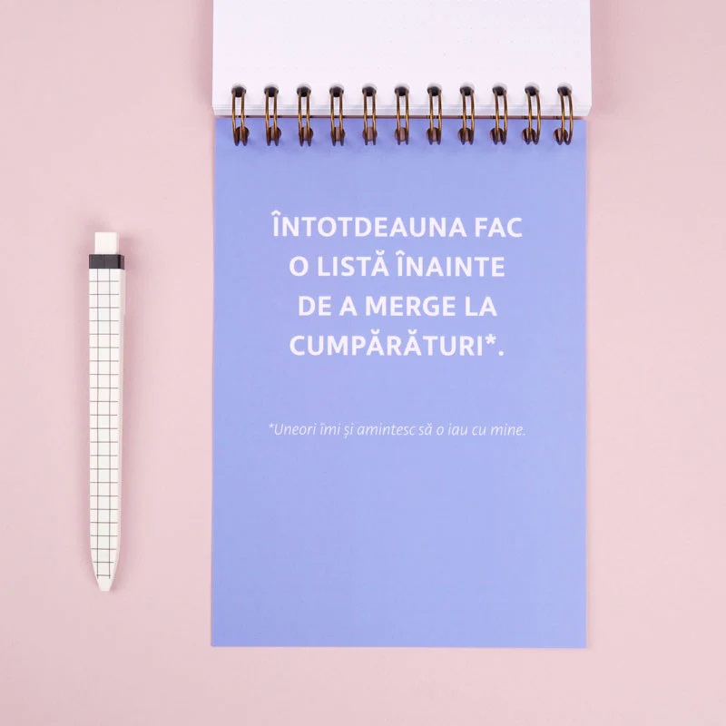 Notebook cadou pentru prieteni - Jurnal Chestii sub forma de liste | WonderStore - 1 | YEO