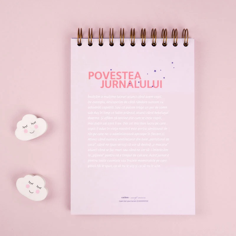 Notebook cadou pentru parinti - Jurnal Copiii mei spun lucruri | WonderStore - 3 | YEO