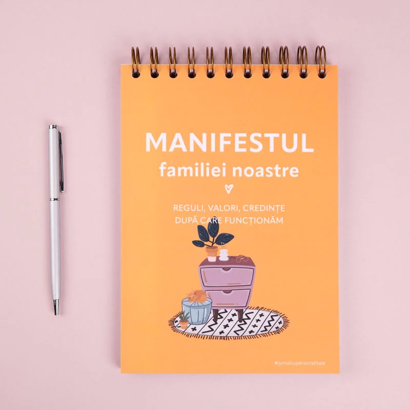 Notebook Cadou Pentru Mama - Jurnal Manifestul Familiei | Wonderstore