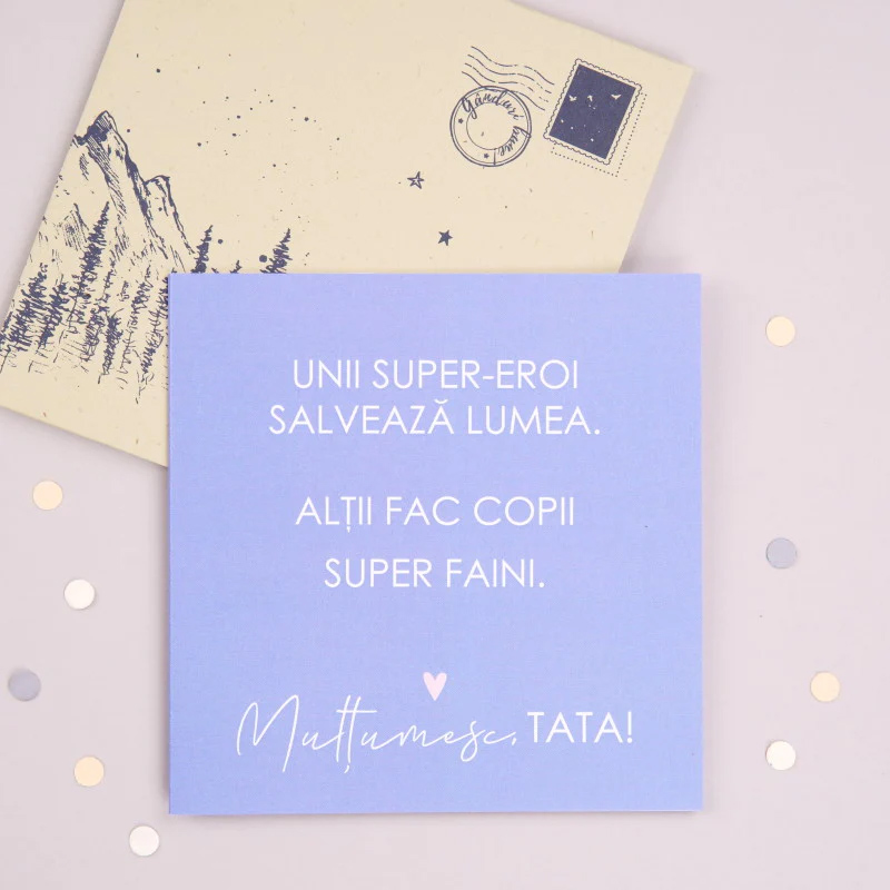 Felicitare - Super Hero | WonderStore